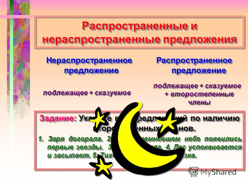 Как распространить распространенные предложения. Распространенные и нераспространенные предложения. Распространенные инерастпространенные предложения. Распространенные и нераспространенныепредложегия. Rasprostranennye i nerasprostranennye predlozheniya.