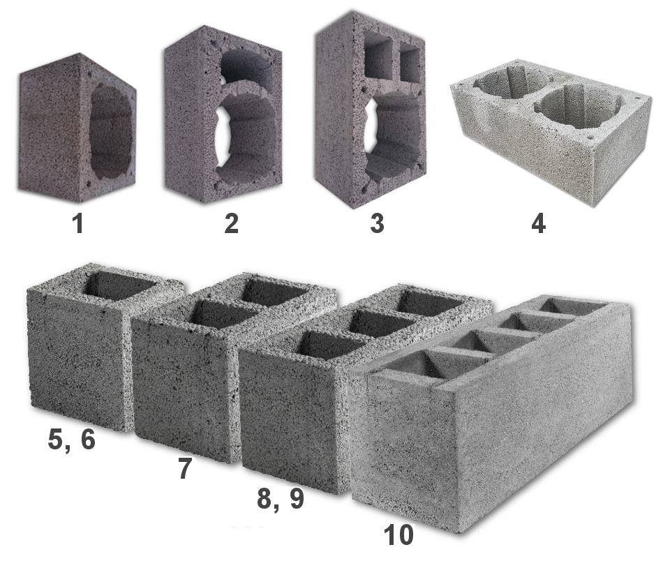 Блок строительный размеры: виды и характеристики, размеры, цены за м3