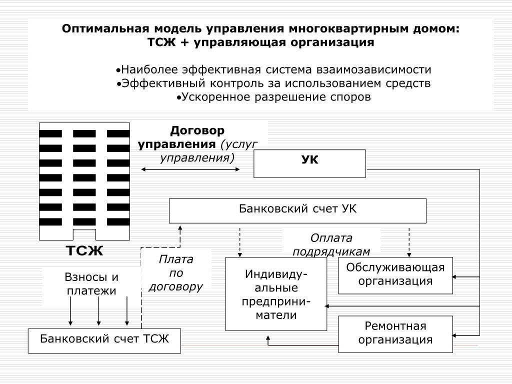 Структура управляющей компании жкх схема образец