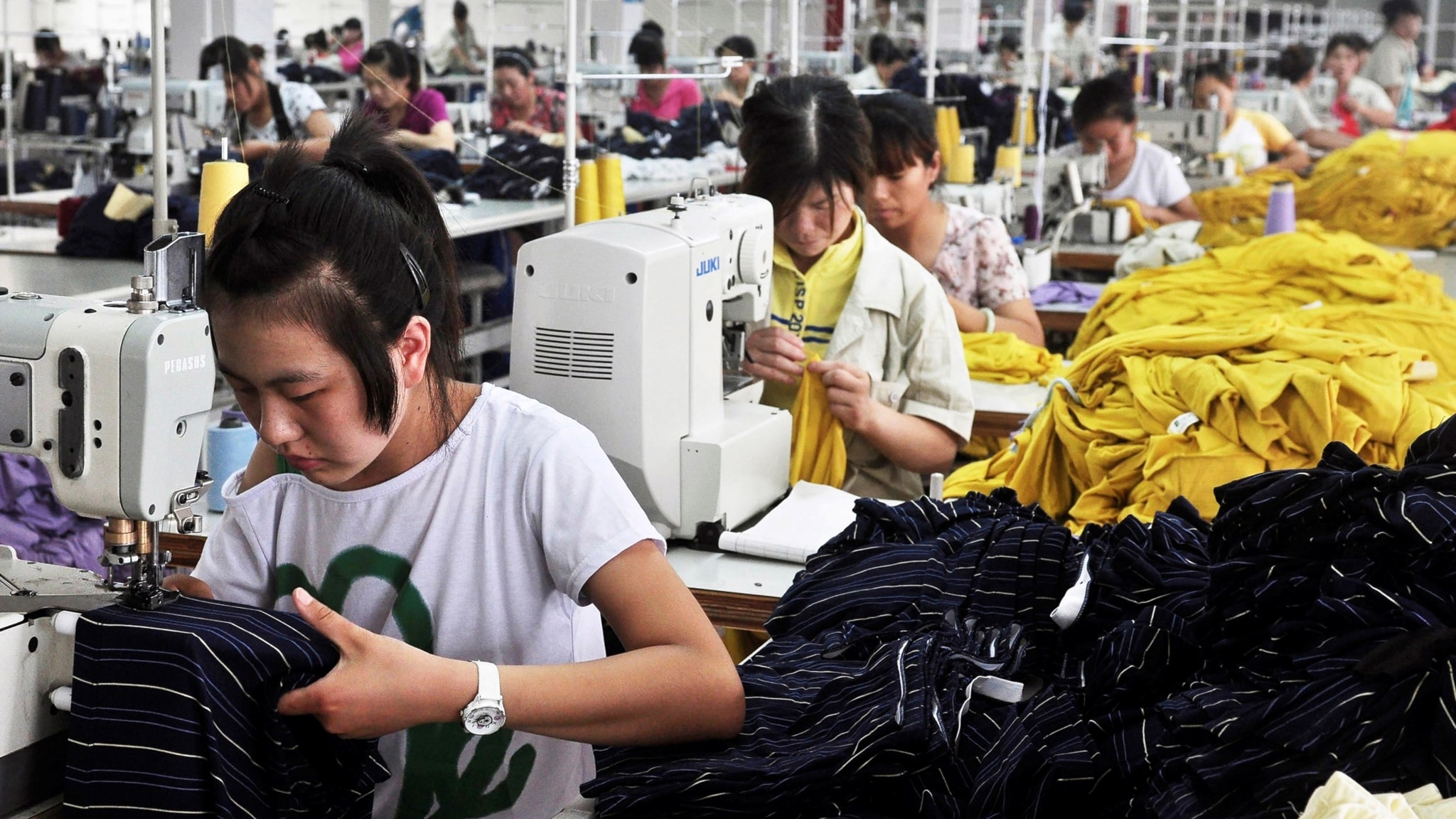 Китайская швейная фабрика