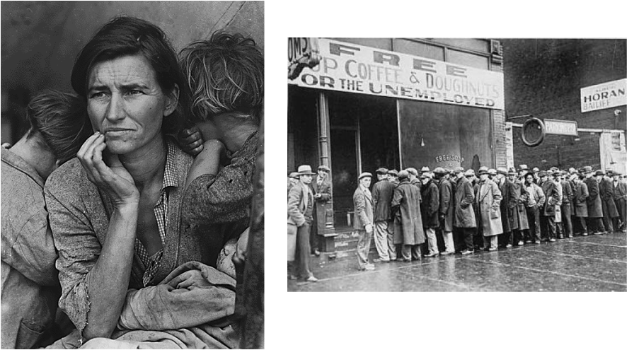 Великая депрессия 1929 1933 на западе
