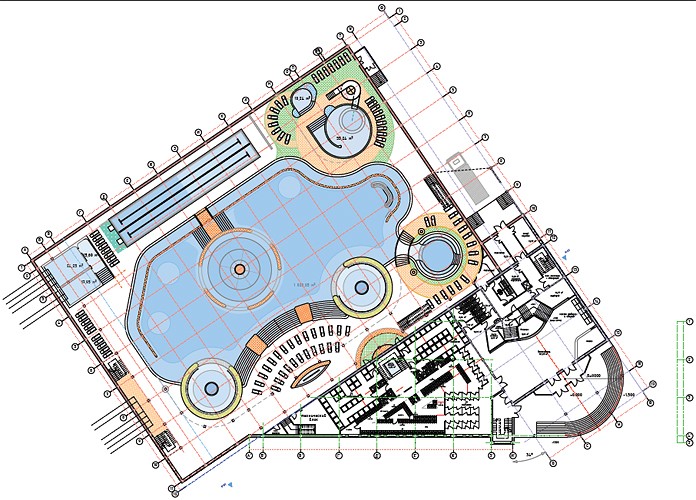 Раскрыть план. Аквапарк генплан. План аквапарка. Планировка аквапарка. Проектирование аквапарков.