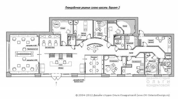 Дизайн и планировка салонов красоты