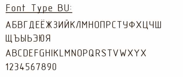 Название шрифта для чертежей в автокаде